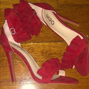 Ego Heels with ruffles